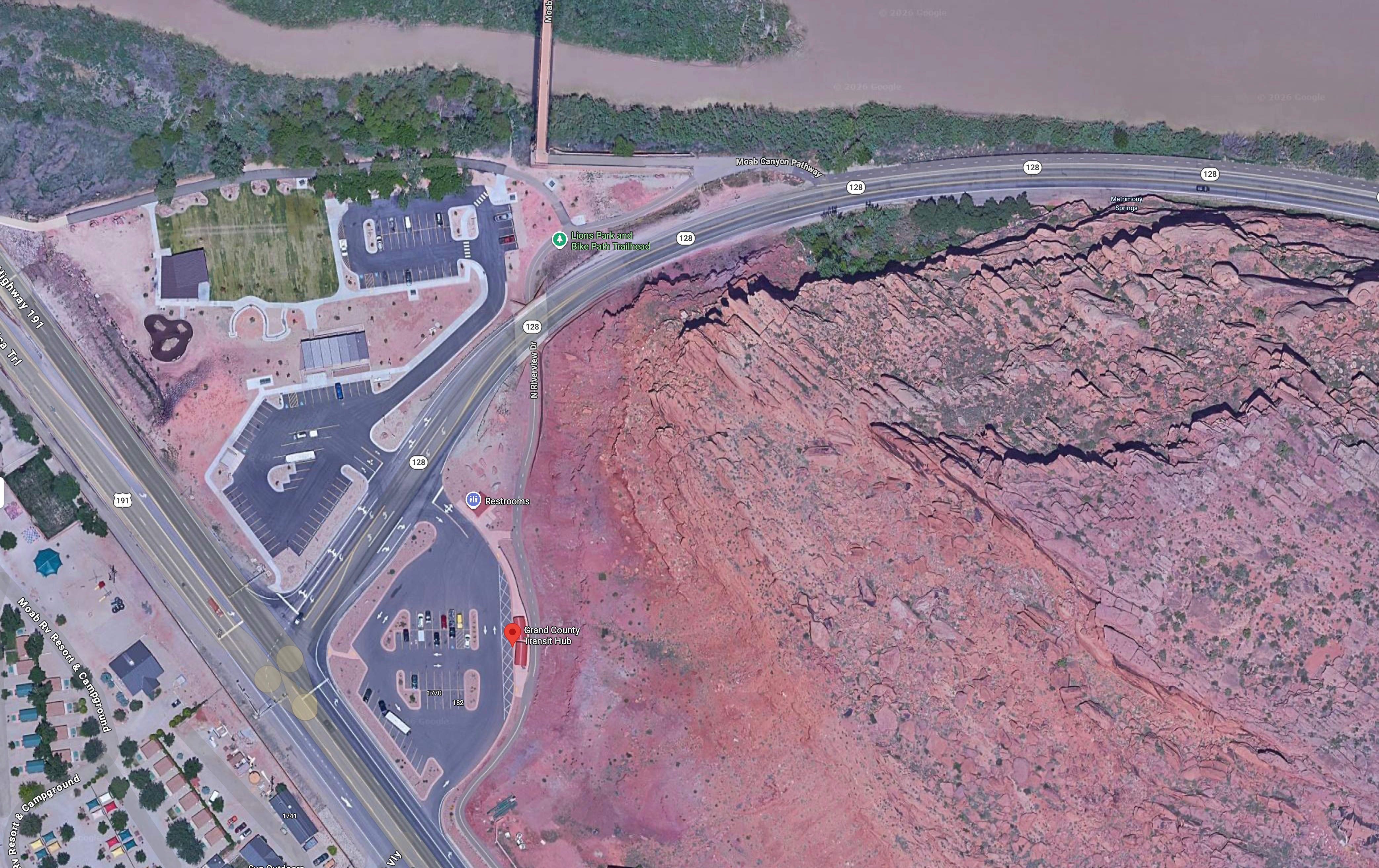 Grand County Transit Hub Parking Lot